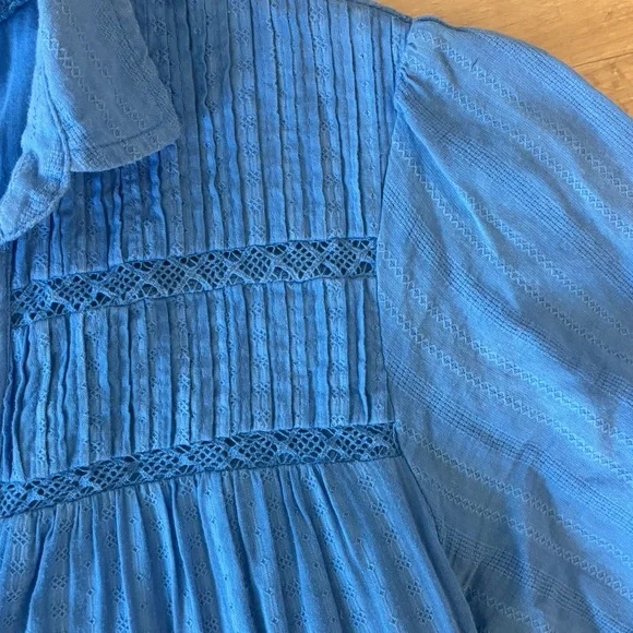 Anthropologie Georgina Tiered Mini Shirtdress - Picture 6 of 7